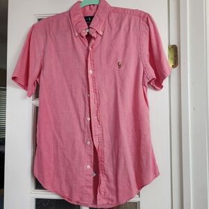 Ralph Lauren Pink Casual Button Down Shirt